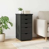 vidaXL Dulap Gri 34 x 39 x 61,5 cm Lemn de pin masiv 42028350