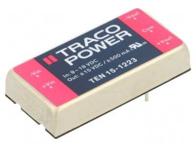 Convertor DC/DC 15W 9-18V la 15V/-15V foto