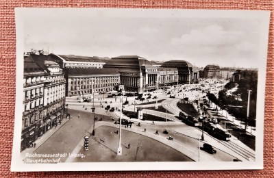 Leipzig. Primaria si Gara Centrala - Necirculata foto