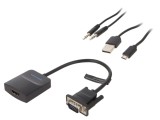 Convertor HDMI 1.4, 0,15m, Negru