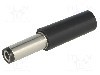 Conector alimentare DC, 12V DC, {{Numarul de pini}} pini, seria {{Seria producatorului}}, 5,5/2,5mm. LUMBERG - NES/J 250 SCHWARZ