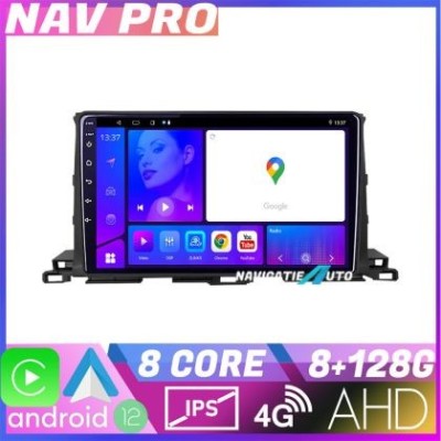 Navigatie Toyota Highlander 2013 2018 EDOTEC-LITE Android Ecran 720P Octa Core 8 128 Carplay CarStore Technology foto