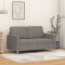 Gossi canapea cu 2 locuri, gri taupe, 120 cm, material textil