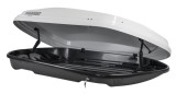 Cutie Portbagaj Auto Menabo Diamond DUO 450, 450L, 163x90x36cm, Alb Lucios, Deschidere Bilaterala, Prindere rapida Quick Fix