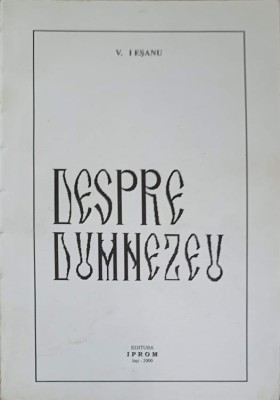 DESPRE DUMNEZEU-V. IESANU-243387 foto
