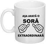 Cana alba personalizata &quot;Asa arata o sora extraordinara&quot;, INOVATIX&reg;. 330ml