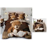 Cumpara ieftin Lenjerie de pat din Bumbac finet cu imprimeu 3D INN1017