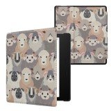 Husa Kwmobile pentru Amazon Kindle Oasis 10, Multicolor, Piele ecologica, KWM000010AE056C