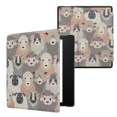 Husa Kwmobile pentru Amazon Kindle Oasis 10, Multicolor, Piele ecologica, KWM000010AE056C