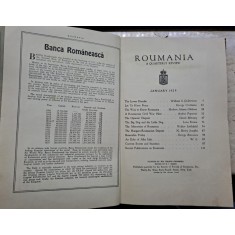 Roumania a quarterly review / january 1929