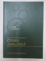 CHIMIE ANALITICA de GR. POPA, I.A. PARALESCU 1977 foto