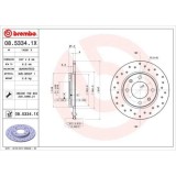 Set discuri frana Citroen Xsara Box Body / Liftback (N3 ); Peugeot 106 2 (1a, 206 Cc (2d), 206 Liftback (2a/C), 206 Saloon, 206 Sw (2e/K), 206 Van, 3
