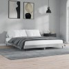 VidaXL Cadru de pat, gri beton, 140x200 cm, lemn prelucrat 832249