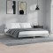 vidaXL Cadru de pat, gri beton, 140x200 cm, lemn prelucrat 832249