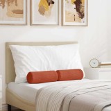 vidaXL Perne Bolster 2 pcs Roșu portocalie &Oslash; 15 x 40 cm 42014310