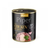 Hrana umeda pentru caini, Piper adult cu inimi de pui si spanac, 800 gr