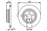 Disc frana BMW Seria 3 Cabriolet (E93) (2006 - 2013) BOSCH 0 986 479 439