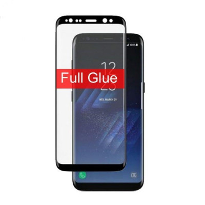 Folie de sticla Samsung Galaxy S9 FULL GLUE cu margini negre Elegance Luxury foto