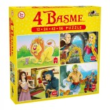 Puzzle 4 Basme Mari 12, 24, 42, 56
