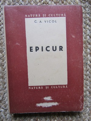 C. A. Vicol - Epicur (1947) foto