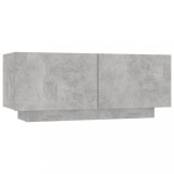 Cumpara ieftin Noptiera, gri beton, 100x35x40 cm, lemn prelucrat