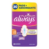 Absorbante Platinum Normal, marimea 1, 30 bucati, Always