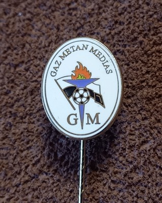 Insigna fotbal - &amp;quot;GAZ METAN&amp;quot; MEDIAS foto