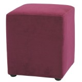 TABURET CUBE - STOFA - DIVERSE CULORI - Stofa E45-roz