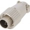 Conector Circular JR Mufă Tată 5 PIN Argintat 5A M18x1