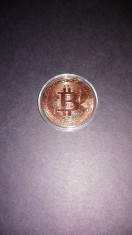 Moneda Bitcoin Tombac foto