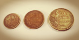 Lot de 3 monede rare de colectie - 10, 20, 50 Francs - anul 1953, Europa