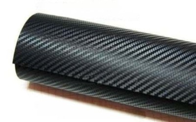 Folie carbon 3D neagra foto