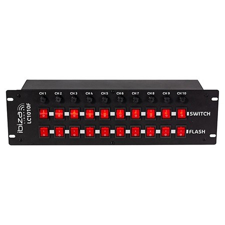 Controller echipamente lumini 10 cai 3x2.5mm 1.5m Rack 19 Ibiza