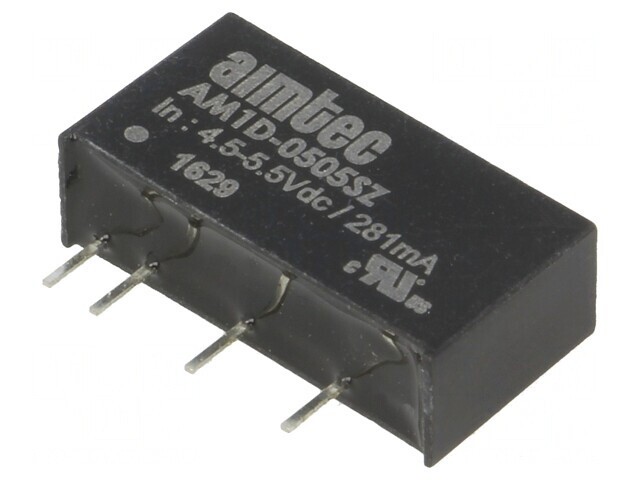 Convertor DC/DC 1W 5V 200mA SIP7