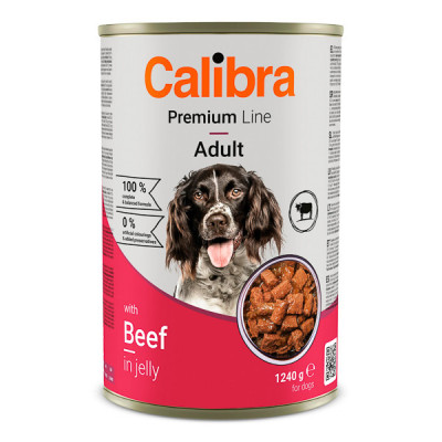 Conserve Calibra Dog Premium Can with Beef, 12 x 1240 g foto