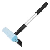 Spalator geamuri, ferestre si oglinzi cu racleta apa 20 cm si maner telescopic din aluminiu 35-48 cm, pentru masina, casa si birou, AMiO