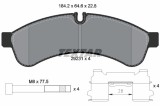 TEXTAR 2923101 Q+ set placute frana,frana disc