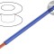 Cablu Silistrom 1x6mm2 OFC Silicon Albastru 1,5kV 54A