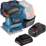 Bosch GSS 18V-10 + ProCORE + GAL 1880 CV + 1619BZ0100 - Slefuitor cu vibratii 101x113 mm + Set acumulator si incarcator Li-Ion 18 V 4 Ah + Geanta text