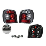 Set stopuri Spate VW Polo (6n2) Hatchback, 10.1999-09.2001, partea Stanga+Dreapta, negru, transparent; tuning; Omologare: ECE, Taiwan, Rapid