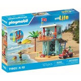 Playmobil my Life - Turnul salvamarului si vehicul de plaja
