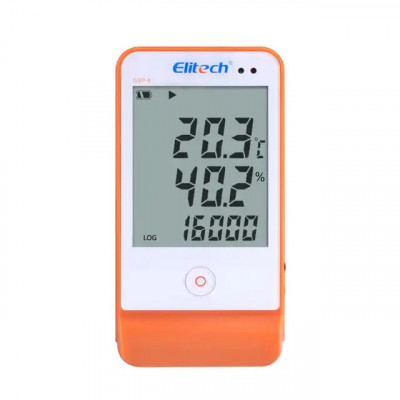 Controler de temperatura si umiditate cu senzor extern si alarma, Elitech GSP-6G foto
