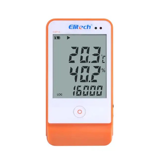 Controler de temperatura si umiditate cu senzor extern si alarma, Elitech GSP-6G