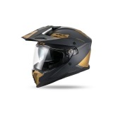 MBS Casca enduro/ATV Ufo Cosmos, negru/auriu, M, Cod Produs: HE13006KGM
