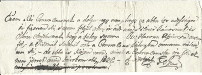 A3784N Cumpărarea unei datorii &amp;icirc;n florini renani contra zălog, limba maghiară, 1832, Transilvania/Magyar nyelvű okirat, 1832 foto