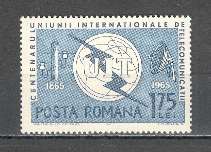 Romania.1965 100 ani UIT ZR.232