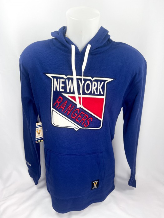 New York Rangers hanorac de bărbați cu glugă Thermal Lightweight Hoodie Vintage Logo - M