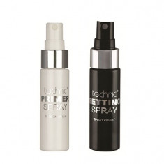 Set Baza de Machiaj Technic Primer Spray si Spray Fixator Matifiant Technic Setting Spray, 2 x 31 ml foto