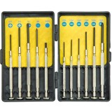 Vorel 64330 - Set surubelnite cu profil PH si plat 11 bucati