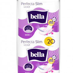 Absorbante Bella Perfecta Slim Violet Silky Drai Deo, 20 buc